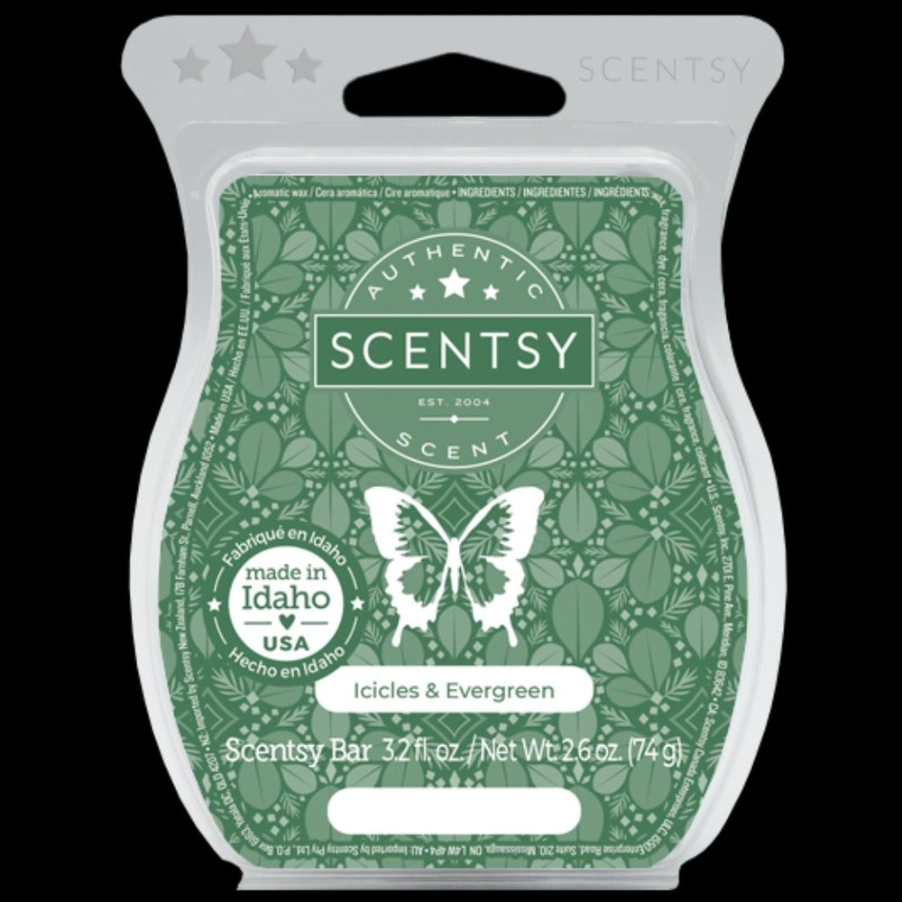 Icicles & Evergreen Scentsy Bar